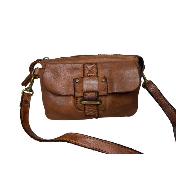 Harbour 2nd Brown Leather Luna Crossbody Bag - Picture 3 of 9